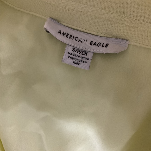 American Eagle Outfitters Yellow Long Sleeve Dress - Picture 10 of 12